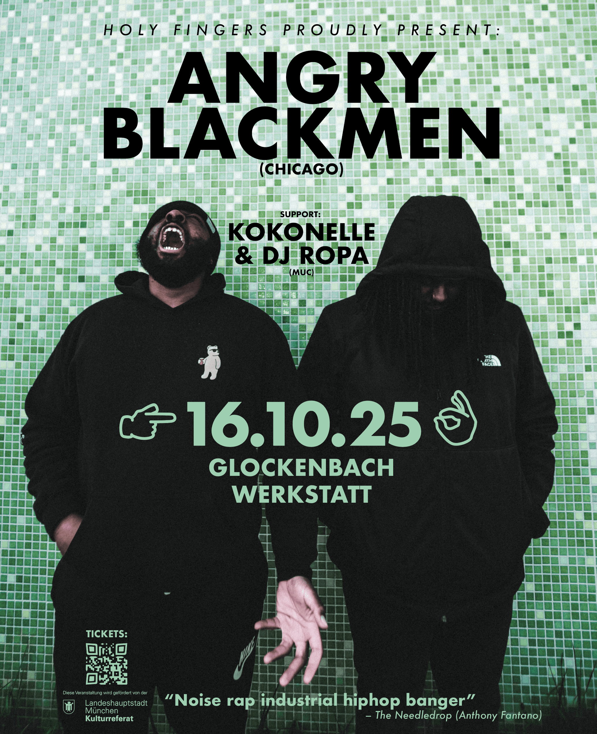 Angry Blackmen (Chicago, USA) / Kokonelle & DJ Ropa (MUC)